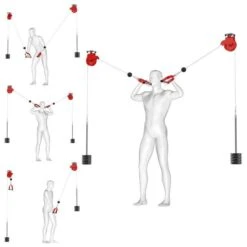 Equipo De Fitness 35 2 Poleas Para El Montaje En El Techo