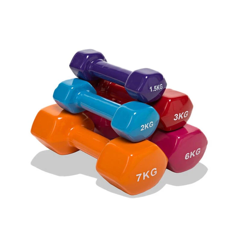 2 Unidades 9 Kg Mancuernas Pesas Hexagonales De Vinilo Fitness Gimnasia Azul 4 2 Unidades 9 Kg Mancuernas Pesas Hexagonales De Vinilo Fitness Gimnasia Azul - Imagen 2