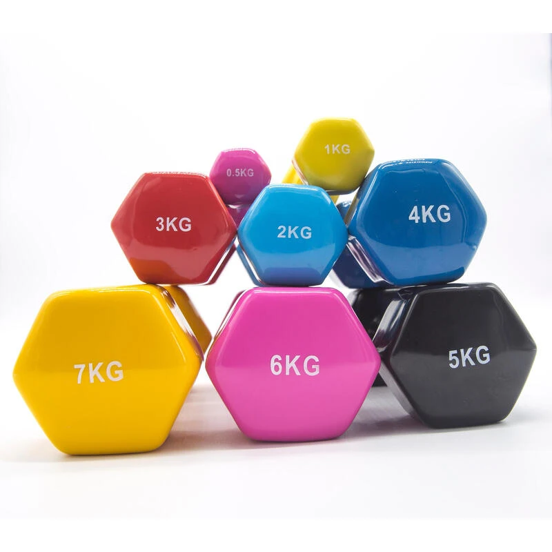 2 Unidades 9 Kg Mancuernas Pesas Hexagonales De Vinilo Fitness Gimnasia Azul 5 2 Unidades 9 Kg Mancuernas Pesas Hexagonales De Vinilo Fitness Gimnasia Azul - Imagen 3