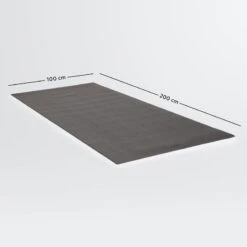 Alfombrilla Protección Suelo Equipos Fitness Talla S 55x55 Cm -Equipo De Fitness alfombrilla proteccion suelo equipos fitness talla l 100x200 cm