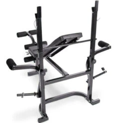 Banco De Musculación Multifuncional Con Rack Para Pesas. Ajustable Inclinable -Equipo De Fitness banco de musculacion multifuncional con rack para pesas ajustable inclinable 2