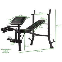 BANCO DE PESAS WB40 COMPACT WIDTH WEIGHT BENCH TUNTURI -Equipo De Fitness banco de pesas wb40 compact width weight bench tunturi 4