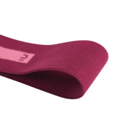 Banda Elástica Fitness 6 Kg/13 Lb De Tela Burdeos Domyos -Equipo De Fitness banda elastica fitness 6 kg13 lb de tela burdeos domyos 2