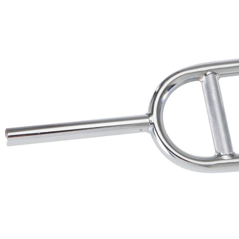 CORENGTH Barra Pesas Tríceps De 86 Cm Musculación 28 Mm Domyos 5 CORENGTH Barra Pesas Tríceps De 86 Cm Musculación 28 Mm Domyos - Imagen 3