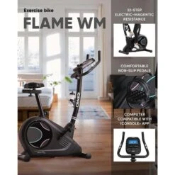 Bicicleta Estática Electromagnético Zipro Flame WM IConsole+ -Equipo De Fitness bicicleta estatica electromagnetico zipro flame wm iconsole 2