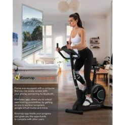 Bicicleta Estática Electromagnético Zipro Flame WM IConsole+ -Equipo De Fitness bicicleta estatica electromagnetico zipro flame wm iconsole 4
