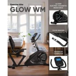 Bicicleta Estática Electromagnético Zipro Glow WM IConsole+ -Equipo De Fitness bicicleta estatica electromagnetico zipro glow wm iconsole 2