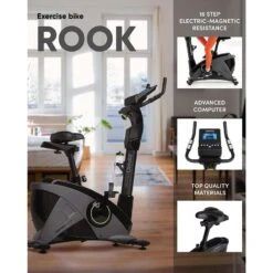Bicicleta Estática Electromagnético Zipro Rook IConsole+ -Equipo De Fitness bicicleta estatica electromagnetico zipro rook iconsole 2