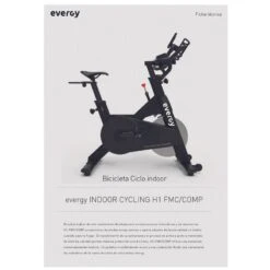 BICICLETA ESTÁTICA SPINING INDOOR H1 -Equipo De Fitness bicicleta estatica spining indoor h1 2