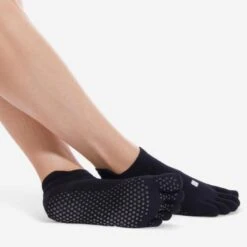 Calcetines Yoga Negro 5 Dedos Antideslizantes
