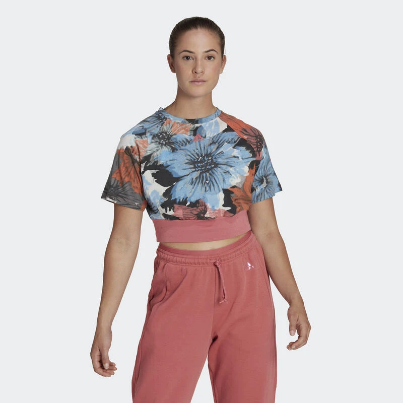 ADIDAS Camiseta Allover Print Cropped 3 ADIDAS Camiseta Allover Print Cropped