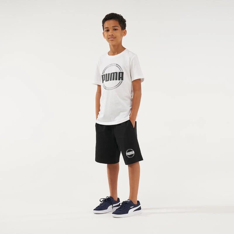 Camiseta Blanco Niños Estampado PUMA 4 Camiseta Blanco Niños Estampado PUMA - Imagen 2