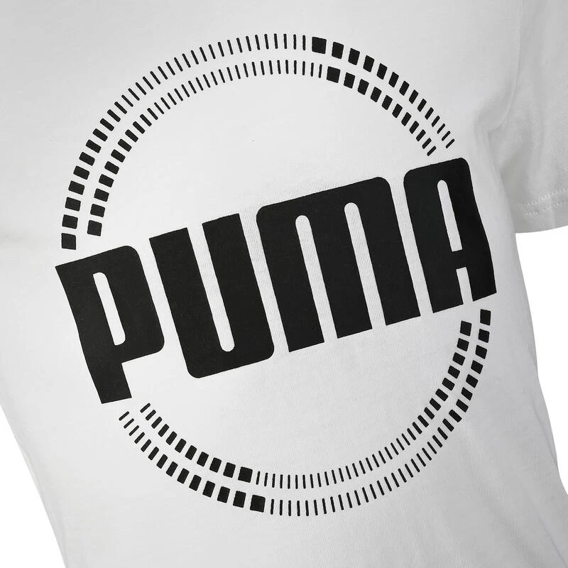 Camiseta Blanco Niños Estampado PUMA 7 Camiseta Blanco Niños Estampado PUMA - Imagen 5