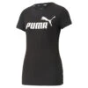 Camiseta Con Logotipo Mujer Essentials Slim PUMA -Equipo De Fitness camiseta con logotipo mujer essentials slim puma