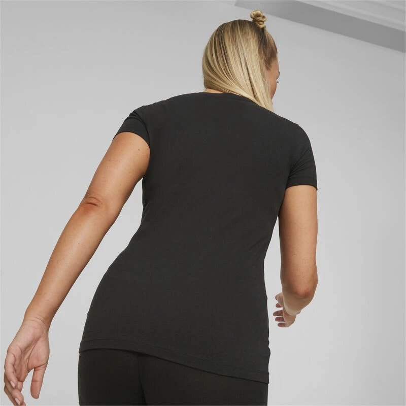 Camiseta Con Logotipo Mujer Essentials Slim PUMA 5 Camiseta Con Logotipo Mujer Essentials Slim PUMA - Imagen 3
