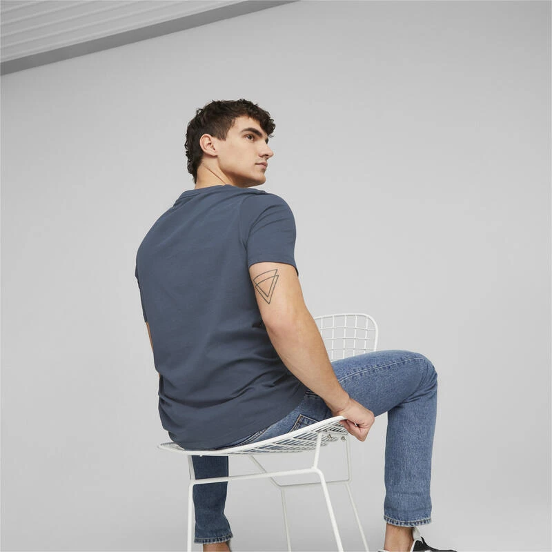 Camiseta Con Logotipo Pequeño Essentials Hombre PUMA 5 Camiseta Con Logotipo Pequeño Essentials Hombre PUMA - Imagen 3