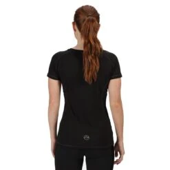 Regatta Camiseta De Manga Corta Modelo Beijing Para Mujer Blanco/Negro -Equipo De Fitness camiseta de manga corta modelo beijing para mujer blanconegro 2