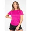 Gorilla Wear Camiseta De Manga Corta - Raleigh - Rosa -Equipo De Fitness camiseta de manga corta raleigh rosa