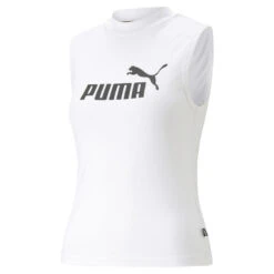 Camiseta De Tirantes Mujer Essentials Slim Logo PUMA -Equipo De Fitness camiseta de tirantes mujer essentials slim logo puma 5