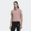 ADIDAS Camiseta Essentials Loose Cropped 3 Bandas -Equipo De Fitness camiseta essentials loose cropped 3 bandas