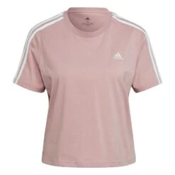 ADIDAS Camiseta Essentials Loose Cropped 3 Bandas 9 ADIDAS Camiseta Essentials Loose Cropped 3 Bandas -Equipo De Fitness camiseta essentials loose cropped 3 bandas 2