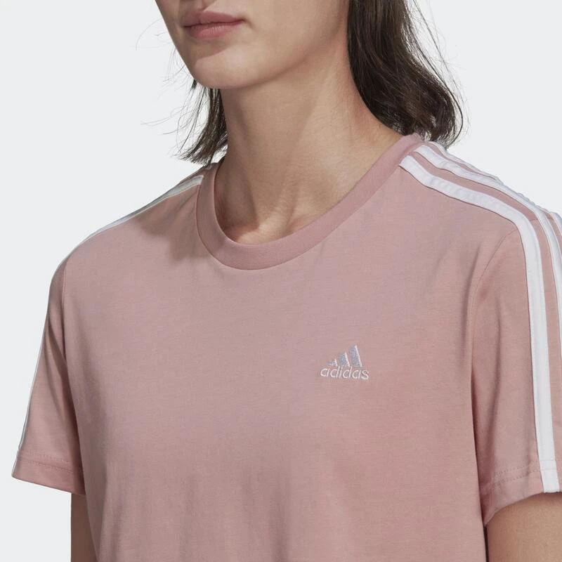 ADIDAS Camiseta Essentials Loose Cropped 3 Bandas 7 ADIDAS Camiseta Essentials Loose Cropped 3 Bandas - Imagen 5