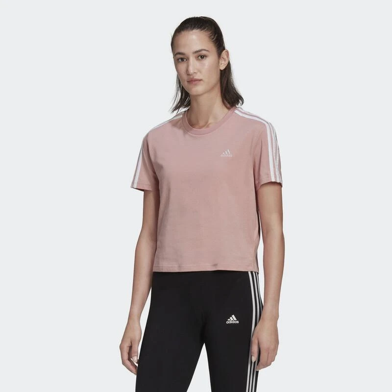 ADIDAS Camiseta Essentials Loose Cropped 3 Bandas 3 ADIDAS Camiseta Essentials Loose Cropped 3 Bandas