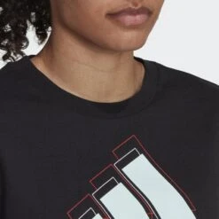 ADIDAS Camiseta Essentials Multi-Colored Logo Loose Fit Cropped -Equipo De Fitness camiseta essentials multi colored logo loose fit cropped 4