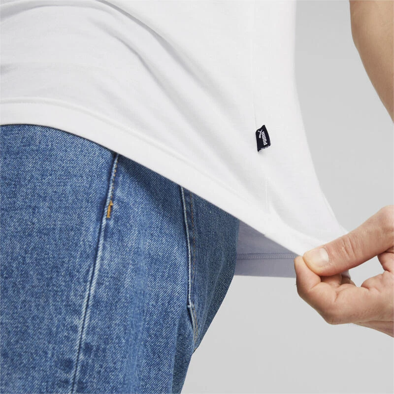 Camiseta Essentials+2 Colour Logo Hombre PUMA Blanco 5 Camiseta Essentials+2 Colour Logo Hombre PUMA Blanco - Imagen 3