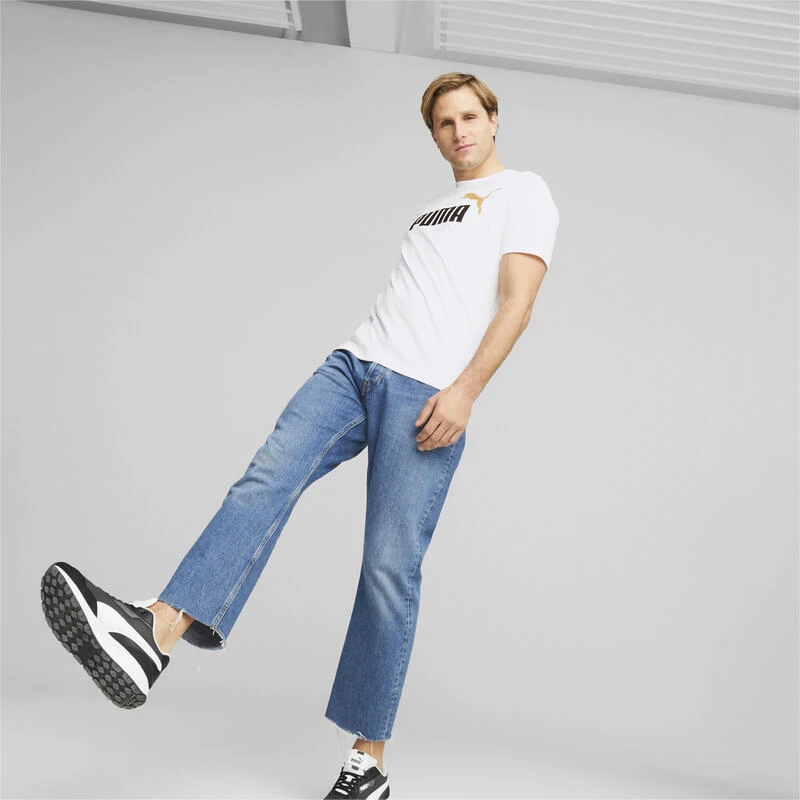 Camiseta Essentials+2 Colour Logo Hombre PUMA Blanco 7 Camiseta Essentials+2 Colour Logo Hombre PUMA Blanco - Imagen 5