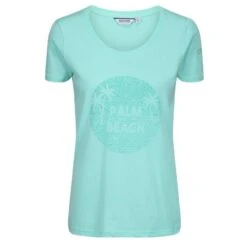 Regatta Camiseta Filandra IV Para Mujer Verde Hielo