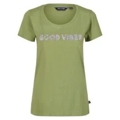 Regatta Camiseta Filandra VI Flor Para Mujer Hoja De Uva