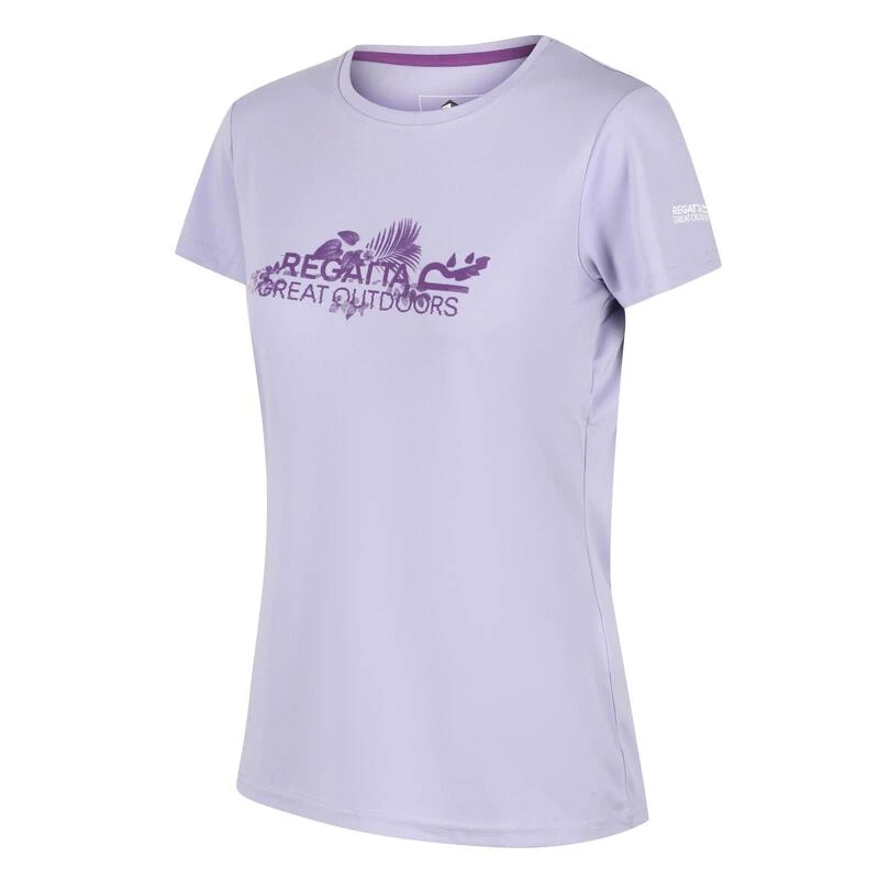 Regatta Camiseta Fingal V Diseño Impreso Para Mujer Floración Lila 6 Regatta Camiseta Fingal V Diseño Impreso Para Mujer Floración Lila - Imagen 4