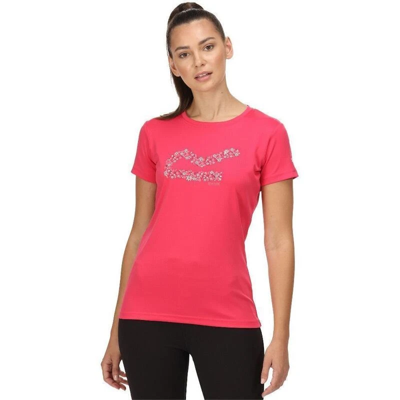 Regatta Camiseta Fingal VI Flor Para Mujer Rosa Rethink 5 Regatta Camiseta Fingal VI Flor Para Mujer Rosa Rethink - Imagen 3