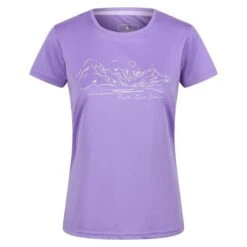 Regatta Camiseta Fingal VI Montaña Para Mujer Amatista Clara