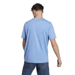 Camiseta Fitness Adidas Hombre Azul -Equipo De Fitness camiseta fitness adidas hombre azul 3