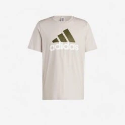 Camiseta Fitness Adidas Hombre Color Topo