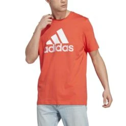 Camiseta Fitness Adidas Hombre Rojo -Equipo De Fitness camiseta fitness adidas hombre rojo 2
