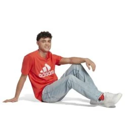 Camiseta Fitness Adidas Hombre Rojo -Equipo De Fitness camiseta fitness adidas hombre rojo 4