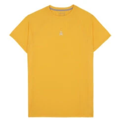 Camiseta Fitness Manga Corta Polyester Hombre Scalpersadn 32903Amarillo