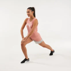 Camiseta Fitness Sin Mangas Mujer Puma Rosa -Equipo De Fitness camiseta fitness sin mangas mujer puma rosa 3