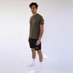 Camiseta Fitness Sostenible Manga Corta Algodón Unisex Fitplanet Seaturtle Verde -Equipo De Fitness camiseta fitness sostenible manga corta algodon unisex fitplanet seaturtle verde 4