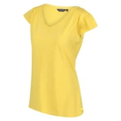 Regatta Camiseta Francine Para Mujer Amarillo Maíz -Equipo De Fitness camiseta francine para mujer amarillo maiz 3
