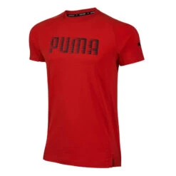 Camiseta Gama Active Puma Rojo -Equipo De Fitness camiseta gama active puma rojo 4