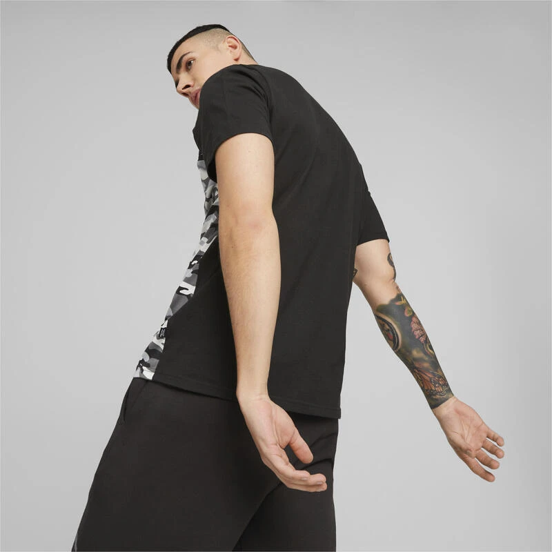 Camiseta Hombre Essentials Block Camo PUMA 5 Camiseta Hombre Essentials Block Camo PUMA - Imagen 3