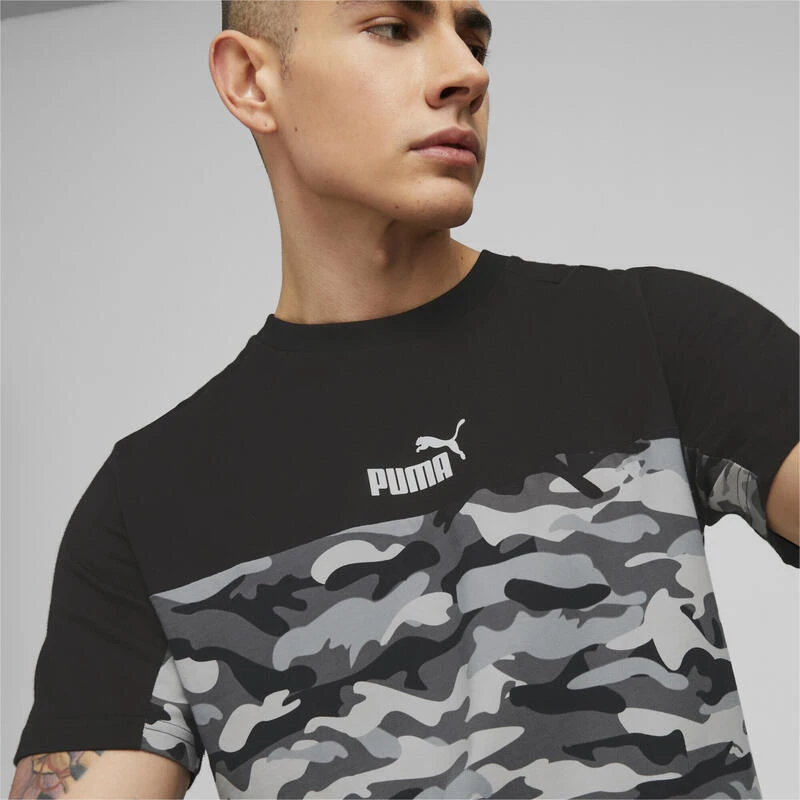 Camiseta Hombre Essentials Block Camo PUMA 7 Camiseta Hombre Essentials Block Camo PUMA - Imagen 5