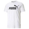 Camiseta Hombre PUMA Essentials Logo Blanco -Equipo De Fitness camiseta hombre puma essentials logo blanco