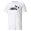 Camiseta Hombre PUMA Essentials Logo Blanco -Equipo De Fitness camiseta hombre puma essentials logo blanco 5