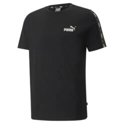 Camiseta Hombre PUMA Essentials+ Tape Gris -Equipo De Fitness camiseta hombre puma essentials tape negro