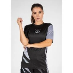 Gorilla Wear Camiseta Hornell Negra - Gris -Equipo De Fitness camiseta hornell negra gris 3